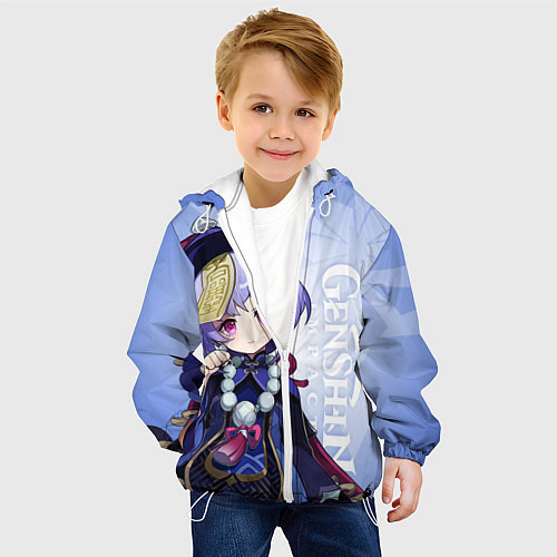Детская куртка GENSHIN IMPACT, ЦИ ЦИ, / 3D-Белый – фото 4