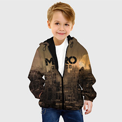 Куртка с капюшоном детская Metro город-призрак, цвет: 3D-черный — фото 2