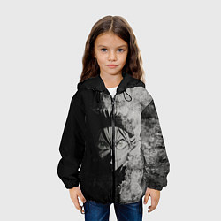Куртка с капюшоном детская Аста, цвет: 3D-черный — фото 2