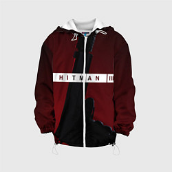 Куртка с капюшоном детская Hitman III, цвет: 3D-белый