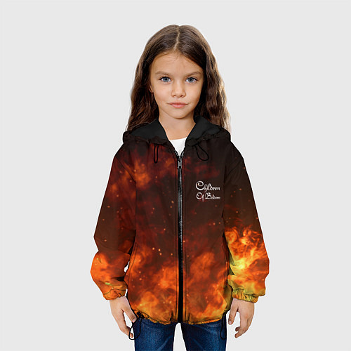 Детская куртка Children of Bodom Fire Z / 3D-Черный – фото 3