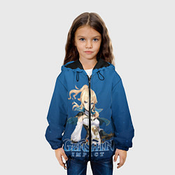 Куртка с капюшоном детская Genshi impact JEAN, цвет: 3D-черный — фото 2