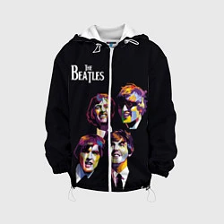 Куртка с капюшоном детская The Beatles, цвет: 3D-белый