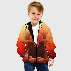 Куртка с капюшоном детская Queens Gambit Ход Королевы, цвет: 3D-черный — фото 2