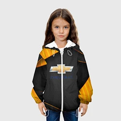 Куртка с капюшоном детская CHEVROLET Шевроле, цвет: 3D-белый — фото 2
