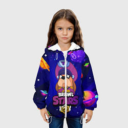 Куртка с капюшоном детская Brawl Stars - Генерал Гавс, цвет: 3D-белый — фото 2