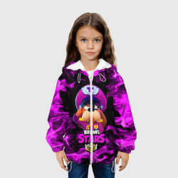 Куртка с капюшоном детская ГЕНЕРАЛ ГАВС - Brawl Stars, цвет: 3D-белый — фото 2