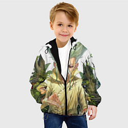 Куртка с капюшоном детская Доктор Стоун, цвет: 3D-черный — фото 2