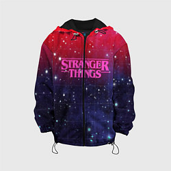 Куртка с капюшоном детская Stranger Things, цвет: 3D-черный
