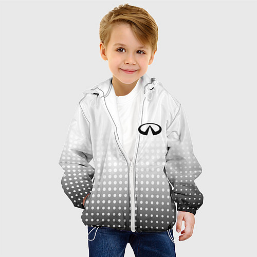 Детская куртка Infiniti / 3D-Белый – фото 4