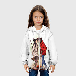 Куртка с капюшоном детская Благословление небожителей Tia, цвет: 3D-белый — фото 2