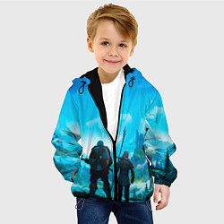 Куртка с капюшоном детская Вальгала, цвет: 3D-черный — фото 2