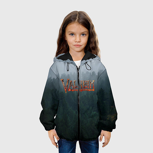 Детская куртка Valheim / 3D-Черный – фото 3