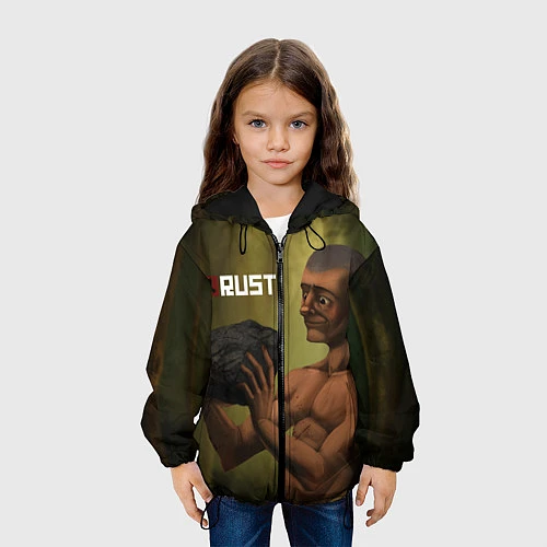 Детская куртка Rust / 3D-Черный – фото 3