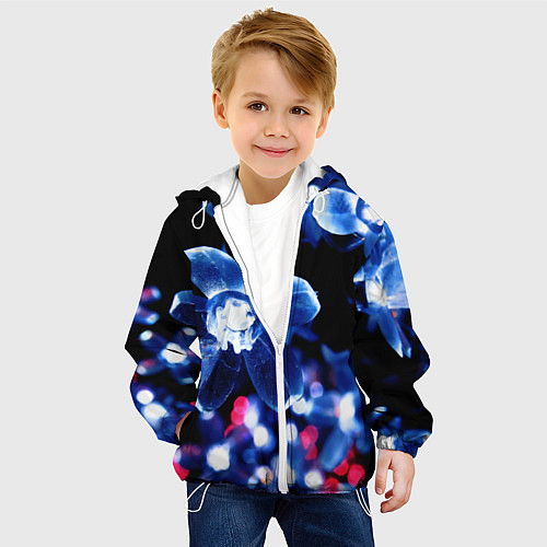 Детская куртка Неоновые цвета / 3D-Белый – фото 4