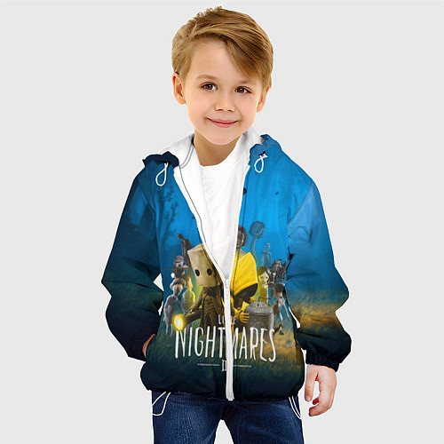 Детская куртка LITTLE NIGHTMARES 2 / 3D-Белый – фото 4