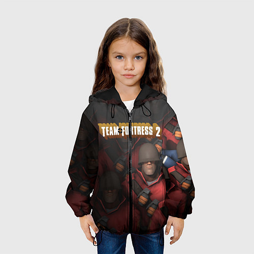 Детская куртка Team Fortress / 3D-Черный – фото 3