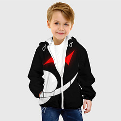 Куртка с капюшоном детская MONOKUMA МОНОКУМА, цвет: 3D-белый — фото 2