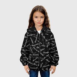 Куртка с капюшоном детская Nightwish Songs Найтвиш Z, цвет: 3D-черный — фото 2