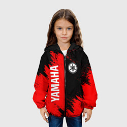Куртка с капюшоном детская YAMAHA ЯМАХА, цвет: 3D-черный — фото 2