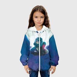Куртка с капюшоном детская Легоси Хару целый принт, цвет: 3D-белый — фото 2