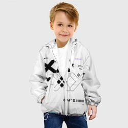 Куртка с капюшоном детская Desert Eagle: Printstream White, цвет: 3D-белый — фото 2