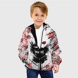 Куртка с капюшоном детская ТОКИЙСКИЙ ГУЛЬ КЕН КАНЕКИ, цвет: 3D-черный — фото 2