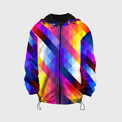 Детская куртка Пиксельная радуга