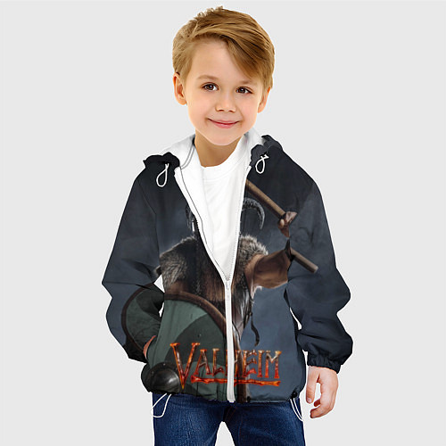 Детская куртка Viking Valheim / 3D-Белый – фото 4