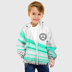 Куртка с капюшоном детская МЕРСЕДЕС АКВА AQUA, цвет: 3D-белый — фото 2