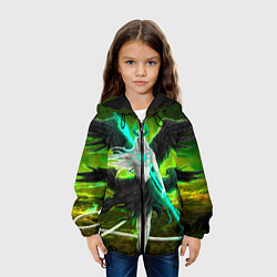 Куртка с капюшоном детская Ulquiorra Schiffer Bleach, цвет: 3D-черный — фото 2