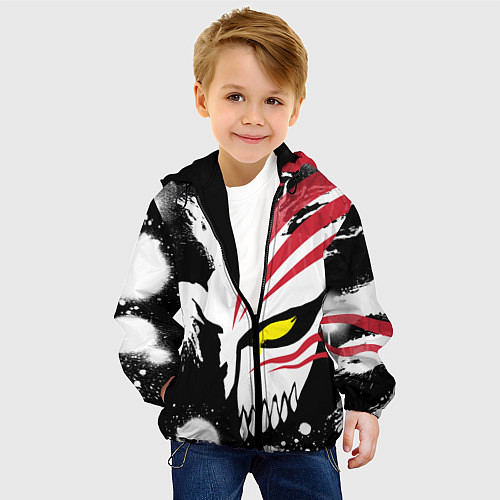 Детская куртка БЛИЧ МАСКА ИЧИГО ПУСТОГО / 3D-Черный – фото 4