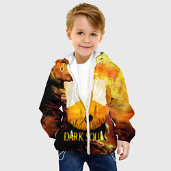 Куртка с капюшоном детская DARKSOULS SKULL&MAGIC, цвет: 3D-белый — фото 2