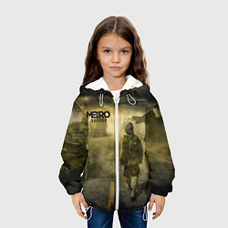 Куртка с капюшоном детская Metro сталкер, цвет: 3D-белый — фото 2