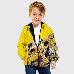 Куртка с капюшоном детская Banana Fish, цвет: 3D-черный — фото 2