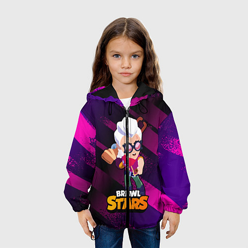 Детская куртка Белль Belle Brawl Stars / 3D-Черный – фото 3