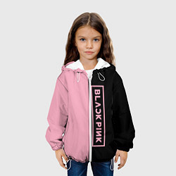 Куртка с капюшоном детская BLACKPINK, цвет: 3D-белый — фото 2