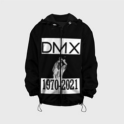Куртка с капюшоном детская DMX 1970-2021, цвет: 3D-черный