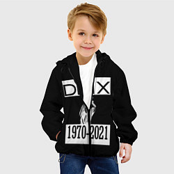 Куртка с капюшоном детская DMX 1970-2021, цвет: 3D-черный — фото 2