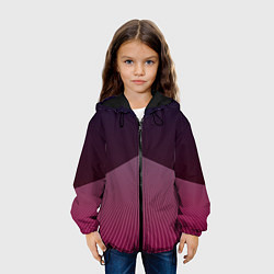 Куртка с капюшоном детская Неоновая дорога, цвет: 3D-черный — фото 2