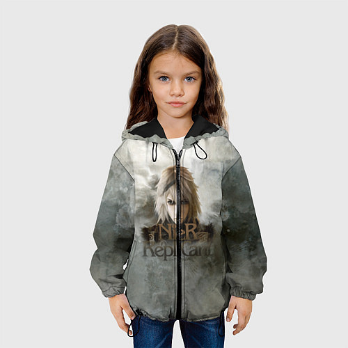 Детская куртка Nier Replicant / 3D-Черный – фото 3