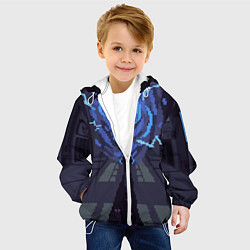 Куртка с капюшоном детская Solo Leveling, цвет: 3D-белый — фото 2