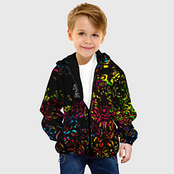 Куртка с капюшоном детская Душевное спокойствие, цвет: 3D-черный — фото 2