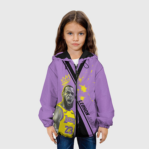 Детская куртка Леброн джеймс / 3D-Черный – фото 3