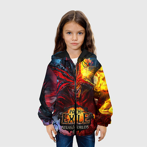 Детская куртка Path of Exile / 3D-Черный – фото 3