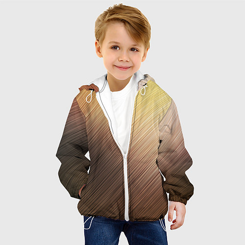 Детская куртка Texture Sun Glare / 3D-Белый – фото 4
