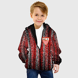 Куртка с капюшоном детская Sevilla, цвет: 3D-черный — фото 2