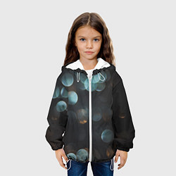 Куртка с капюшоном детская Боке, цвет: 3D-белый — фото 2