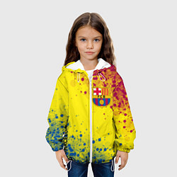 Куртка с капюшоном детская Barcelona Барселона, цвет: 3D-белый — фото 2
