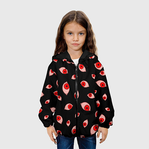 Детская куртка Взгляд тьмы / 3D-Черный – фото 3